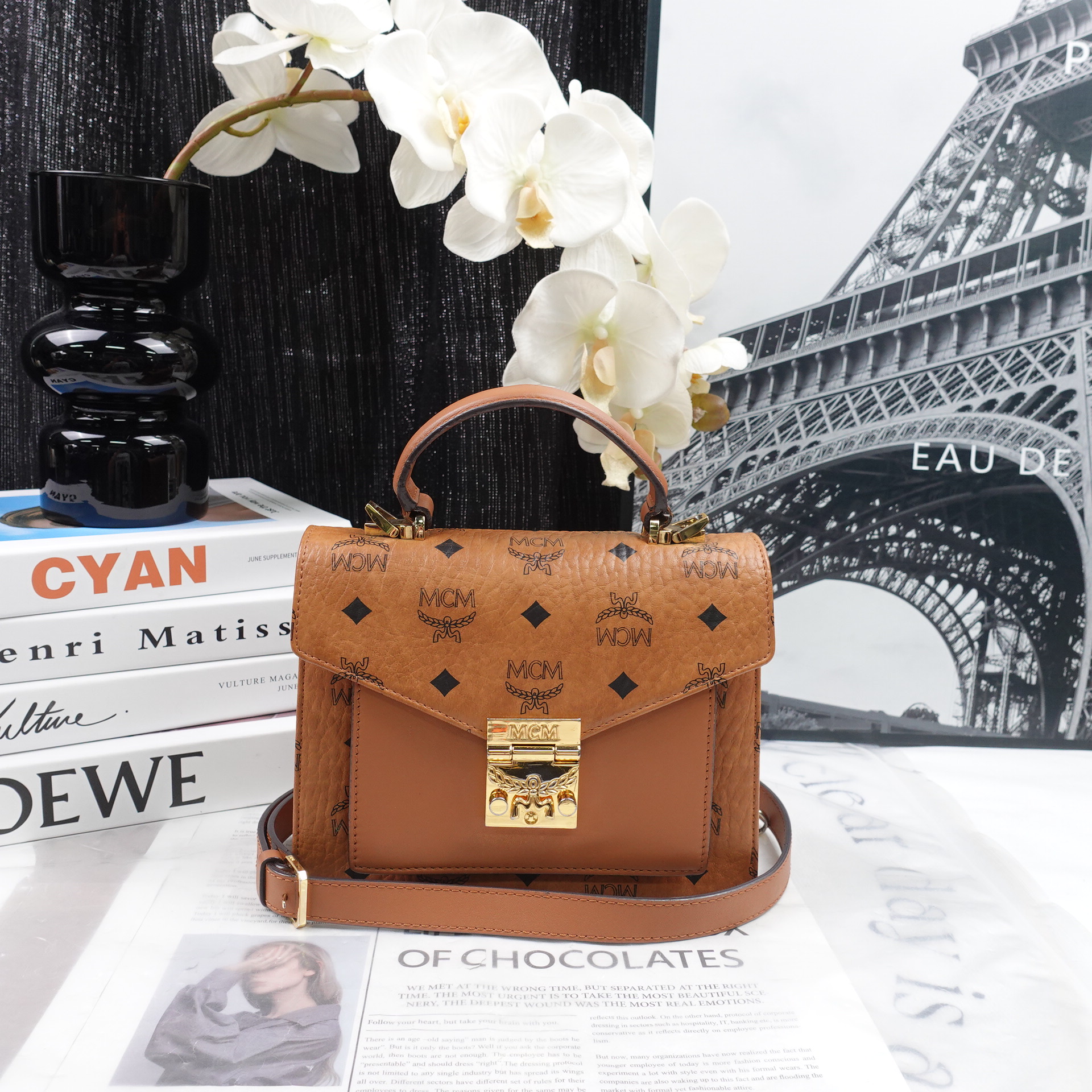 95新 MCM 单肩包/T10255070