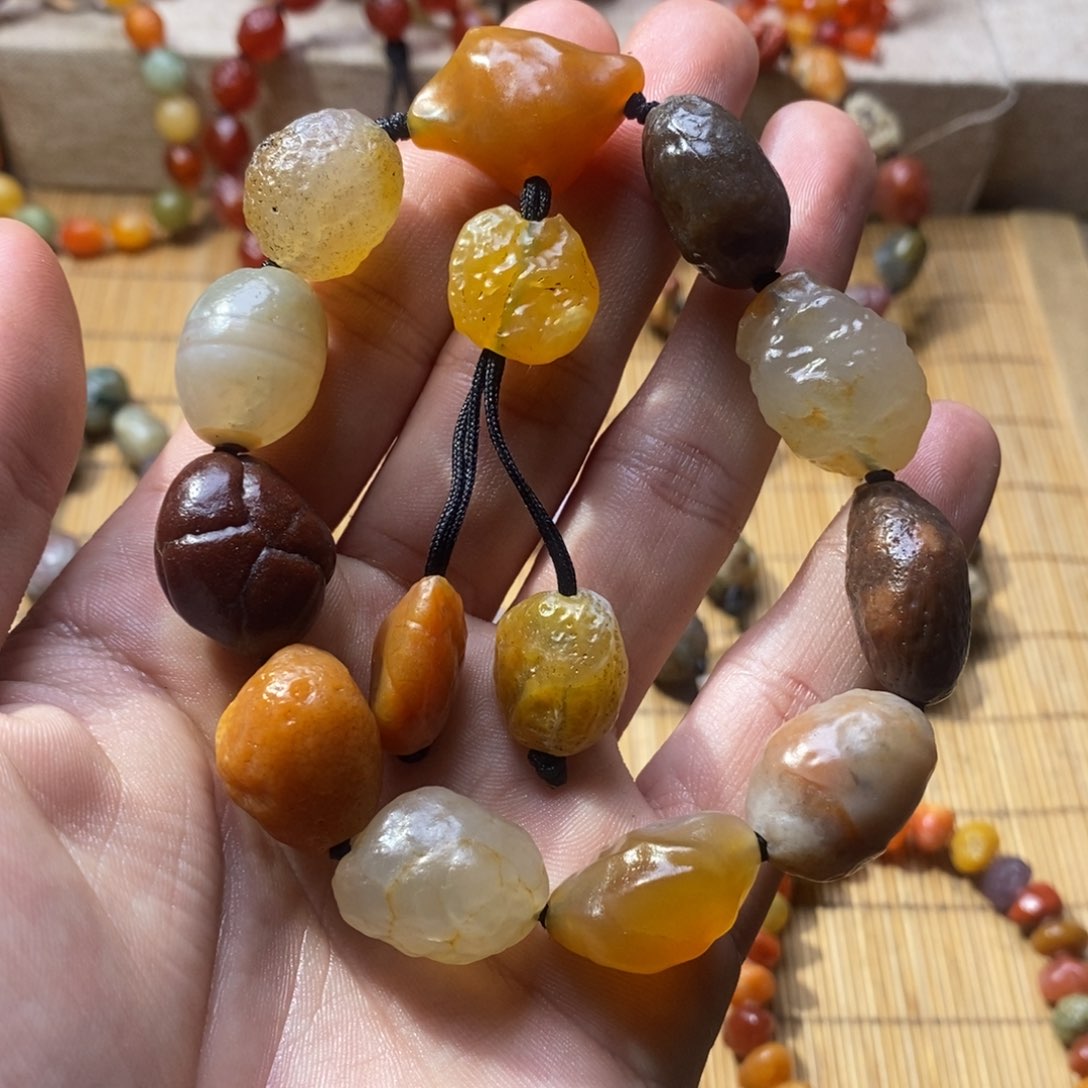 玛瑙/玉髓手链未镶嵌