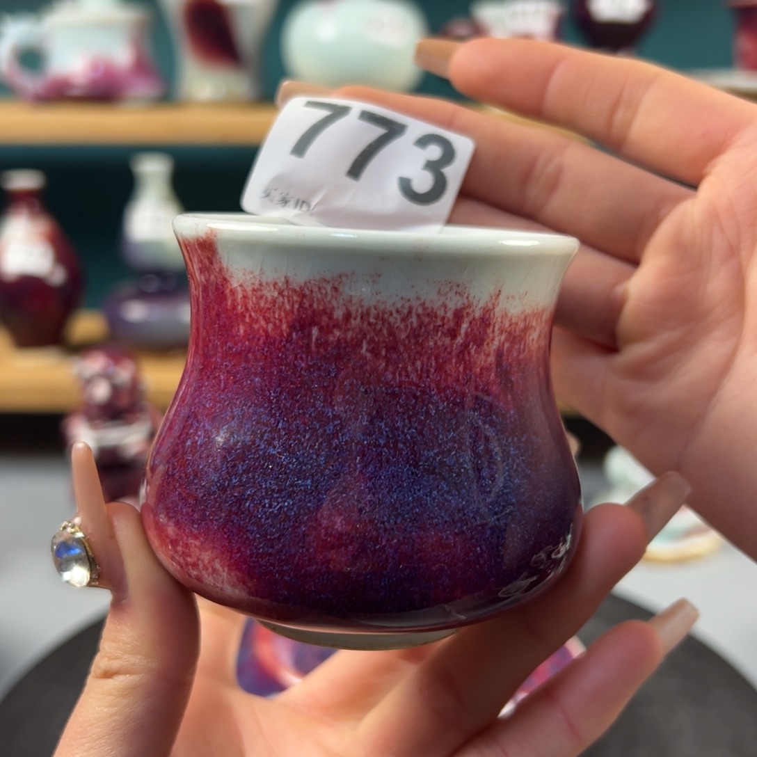 瓷片全品无暇主人杯纯手工