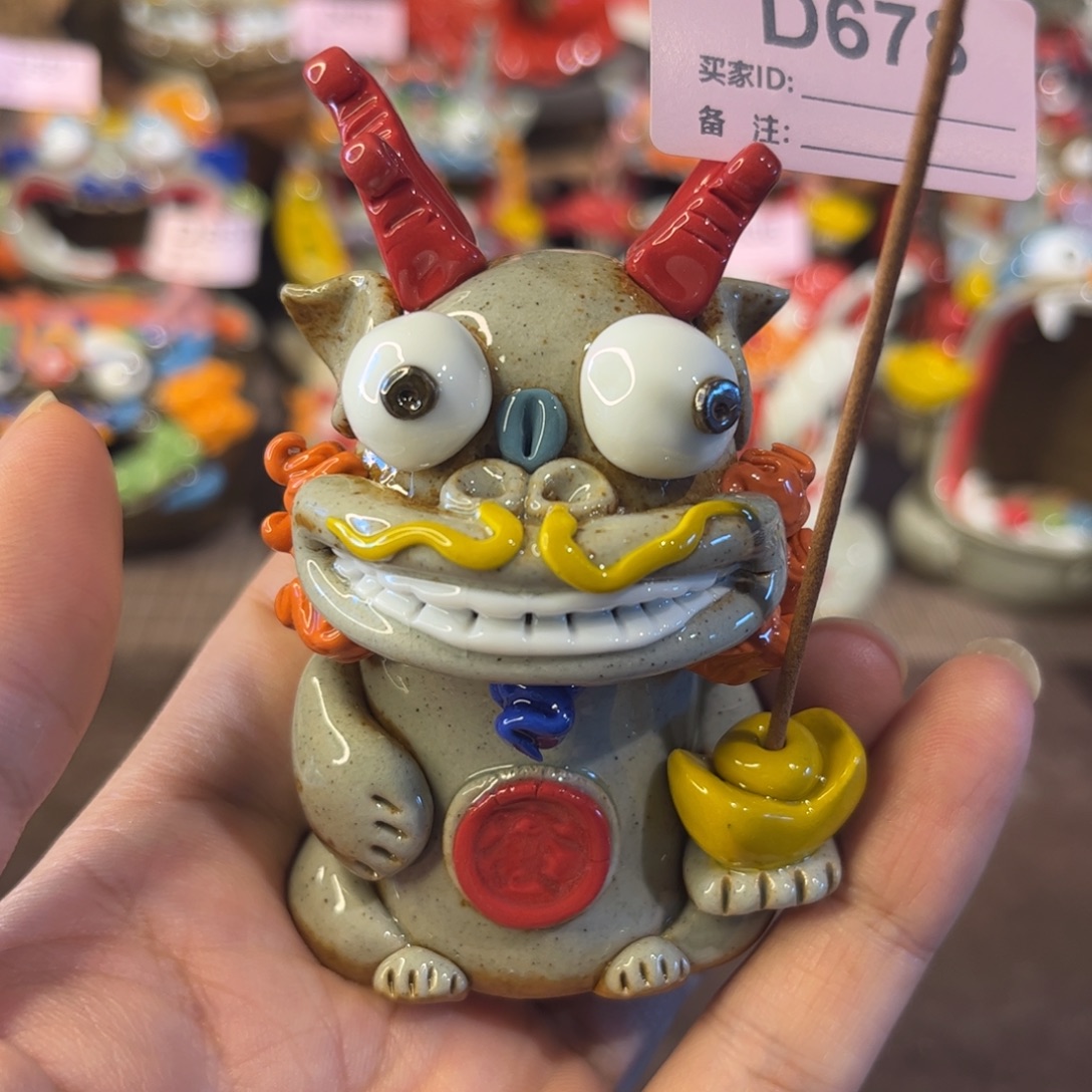 泥塑纯手工茶宠摆件