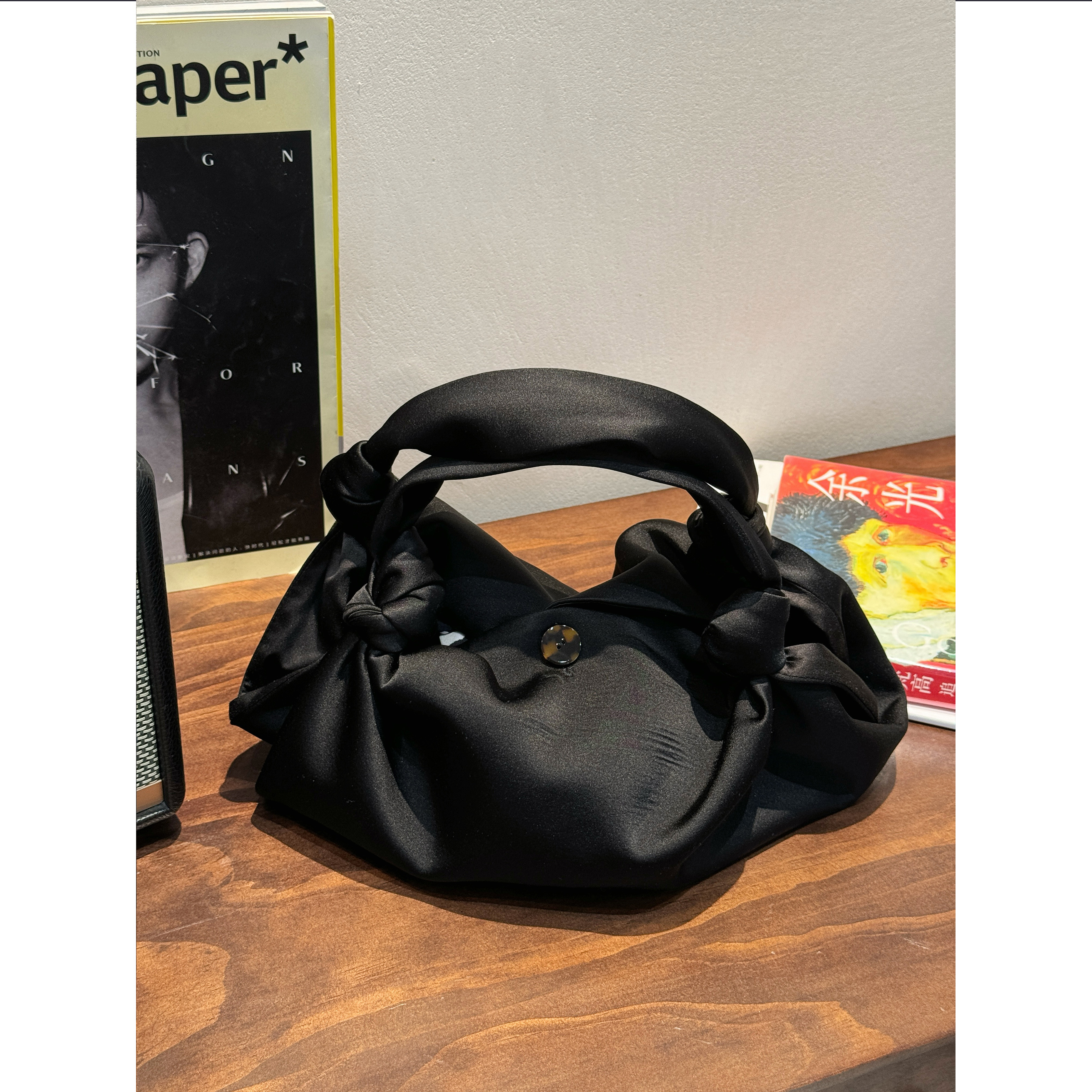 LANGQING  柯利弗莉真丝包包41946#