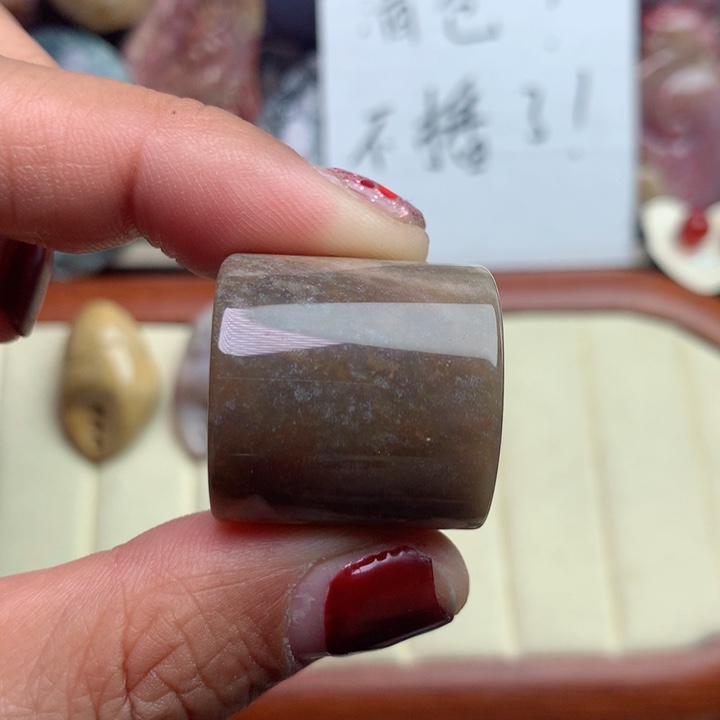 硅化珊瑚（珊瑚玉）颈饰未镶嵌