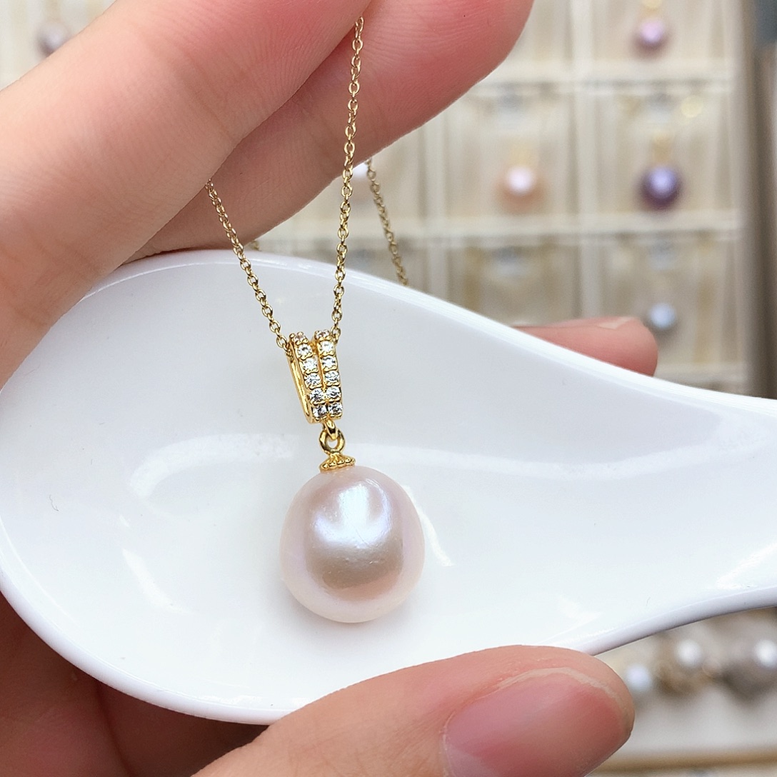 淡水珍珠颈饰合金