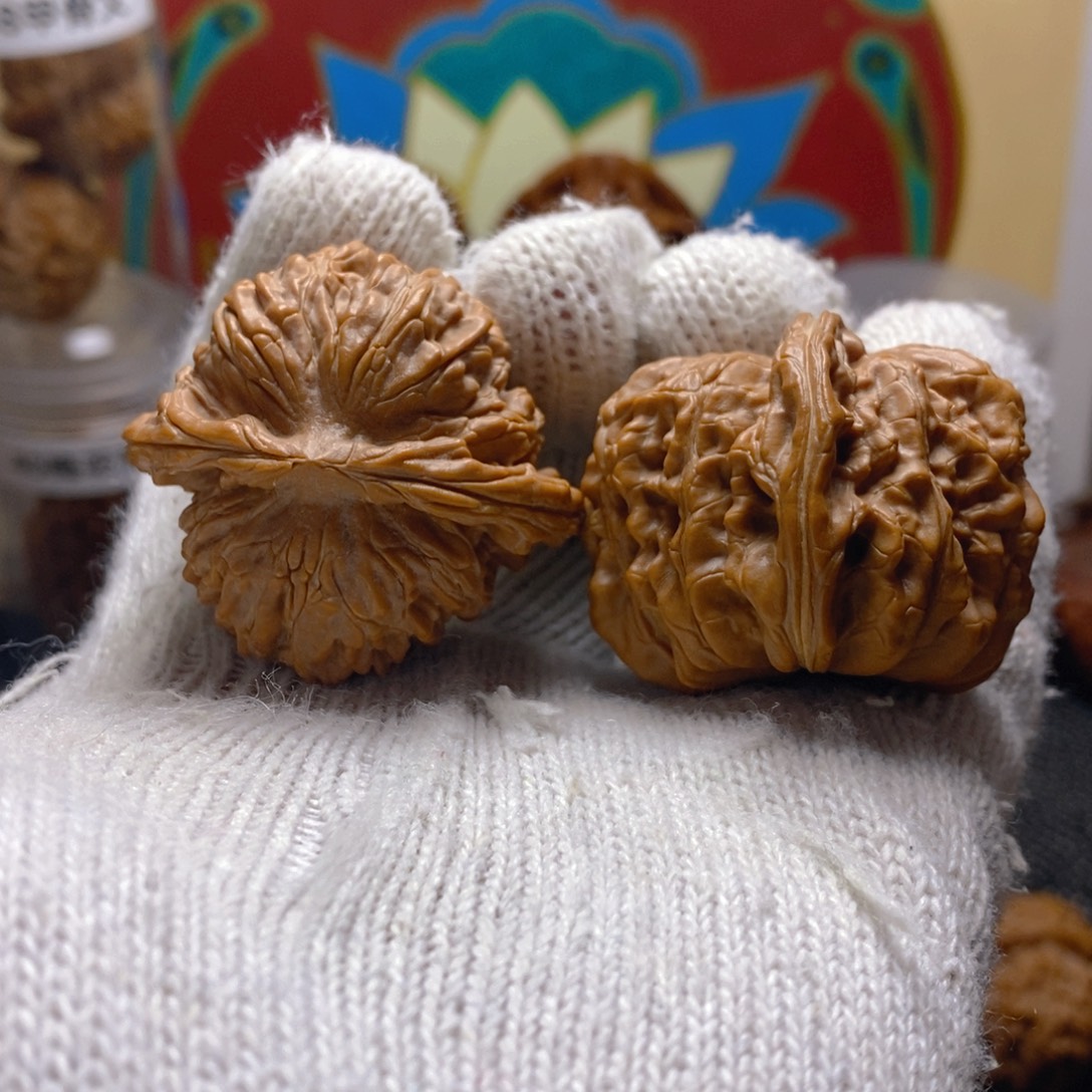 核桃方块楼43尺全品文玩核桃