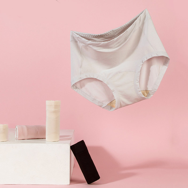881【4条装】X型轻塑收腹中高腰提臀女士内裤