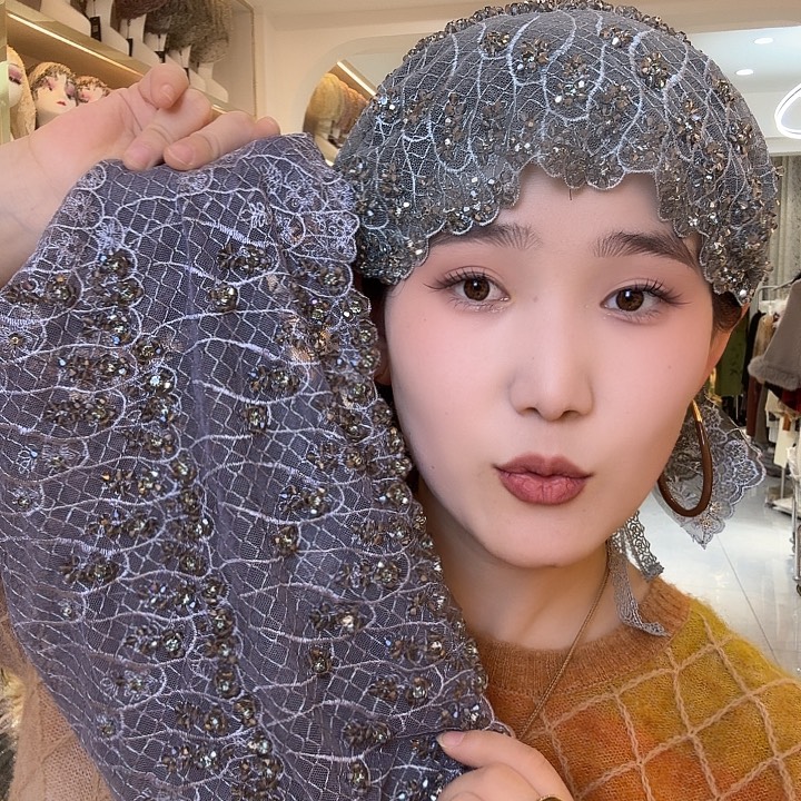 纯棉丝带帽齐边随机发货