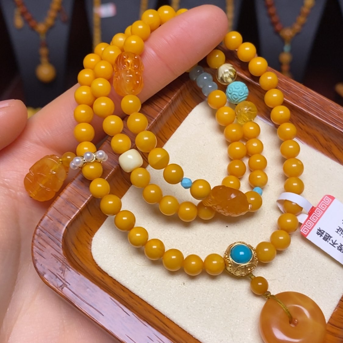 【闪购商品】蜜蜡手链未镶嵌手串