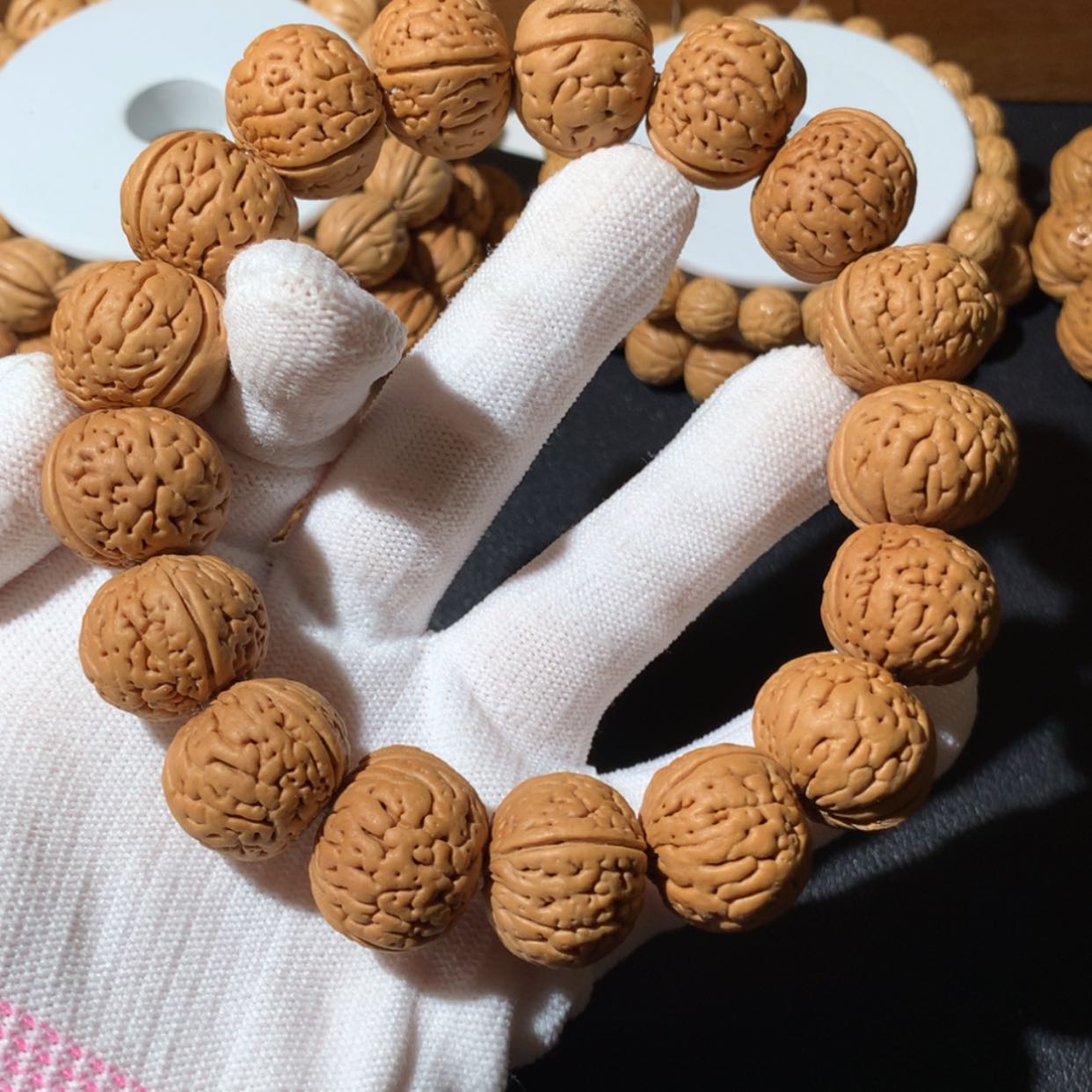 【闪购商品】桃核手串老树金鱼肚20尺寸桃核