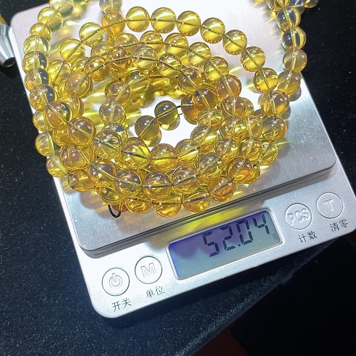 琥珀颈饰未镶嵌一