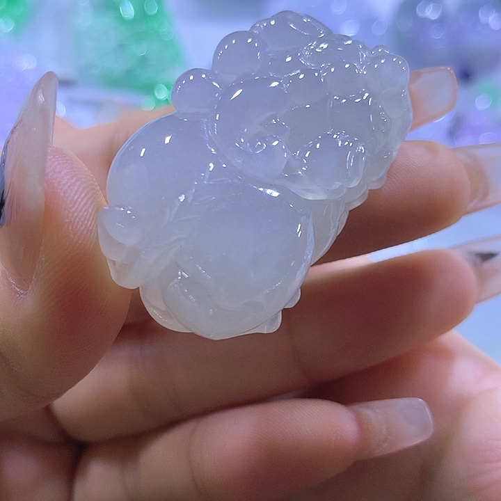 颈饰未镶嵌翡翠天然翡翠A货吊坠
