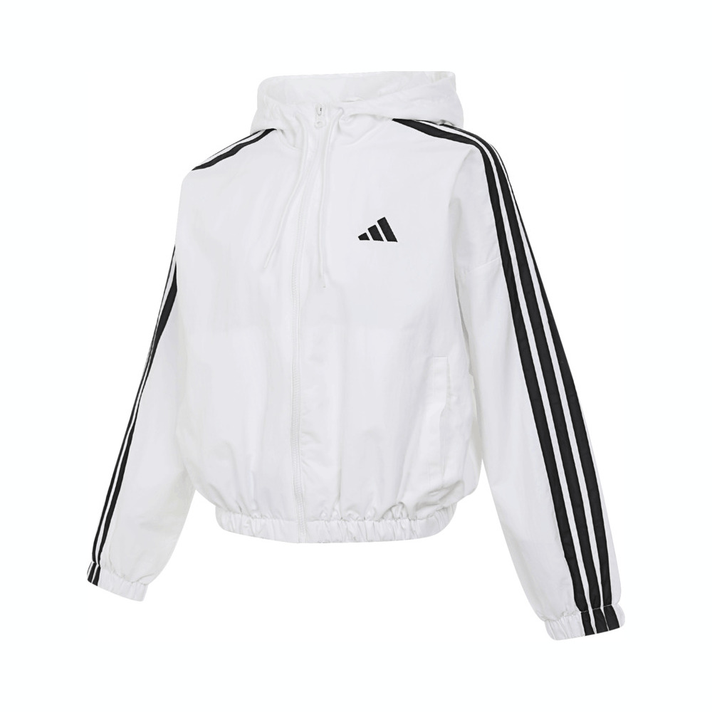 【滔搏运动】adidas阿迪达斯女子W 3S WV WB梭织连帽外套JZ2161
