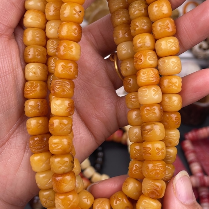 驼骨其他骆驼骨雕刻阿呆10