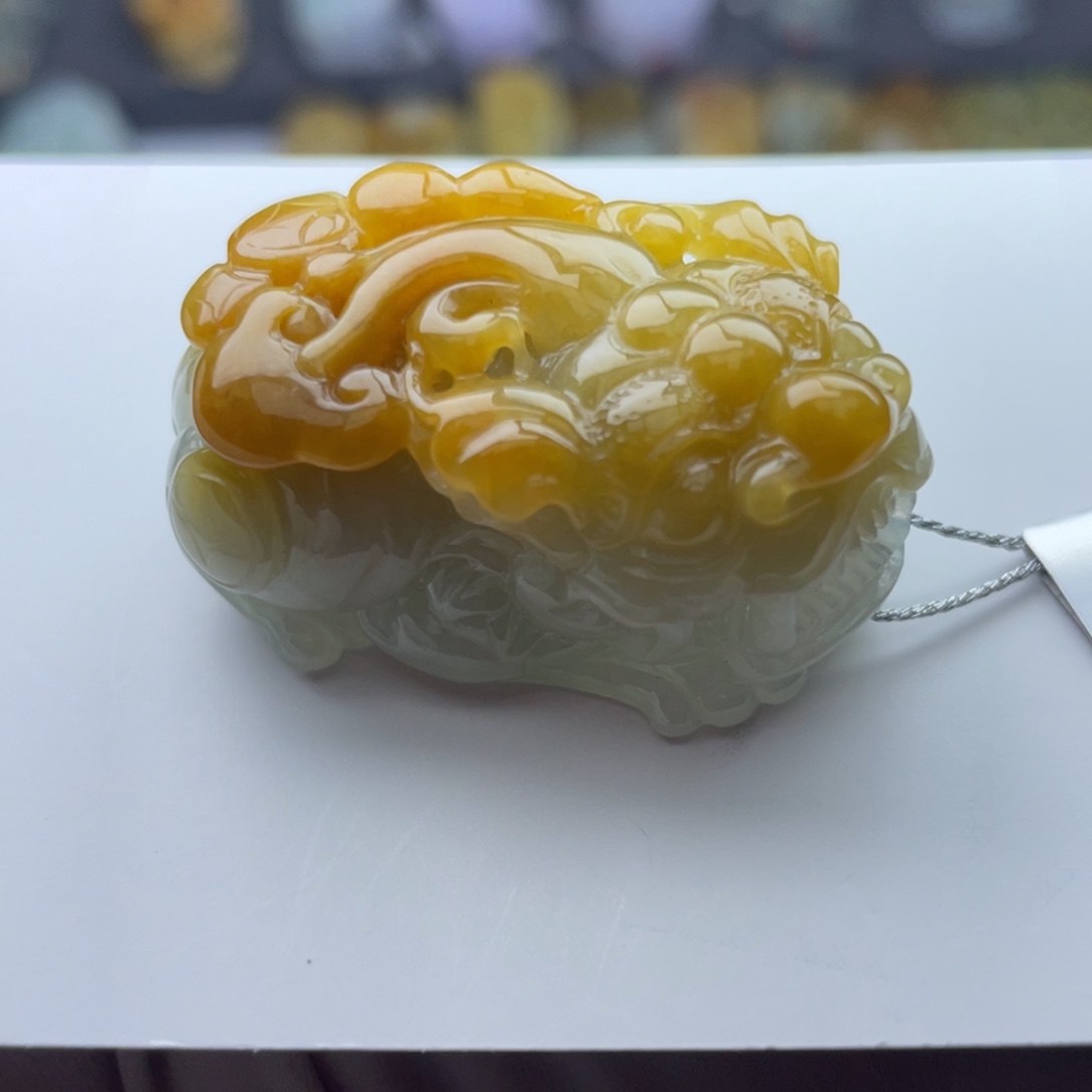 翡翠颈饰未镶嵌貔貅