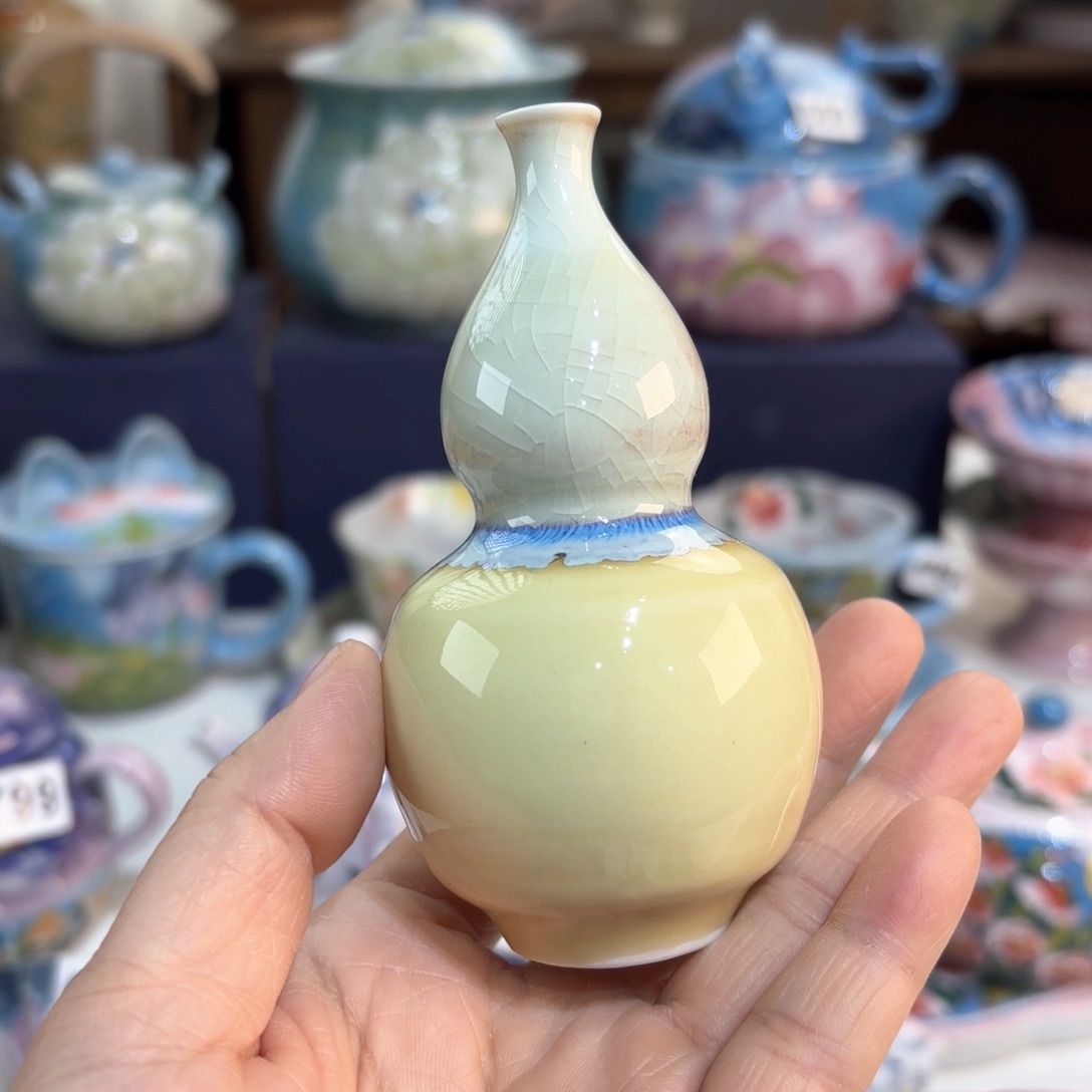 景德镇手绘高温釉下彩陶瓷茶具