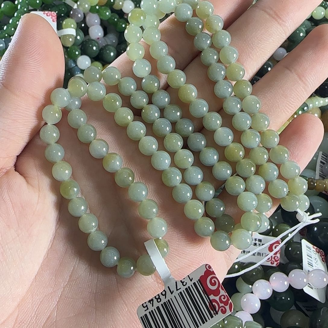 和田玉手链未镶嵌266