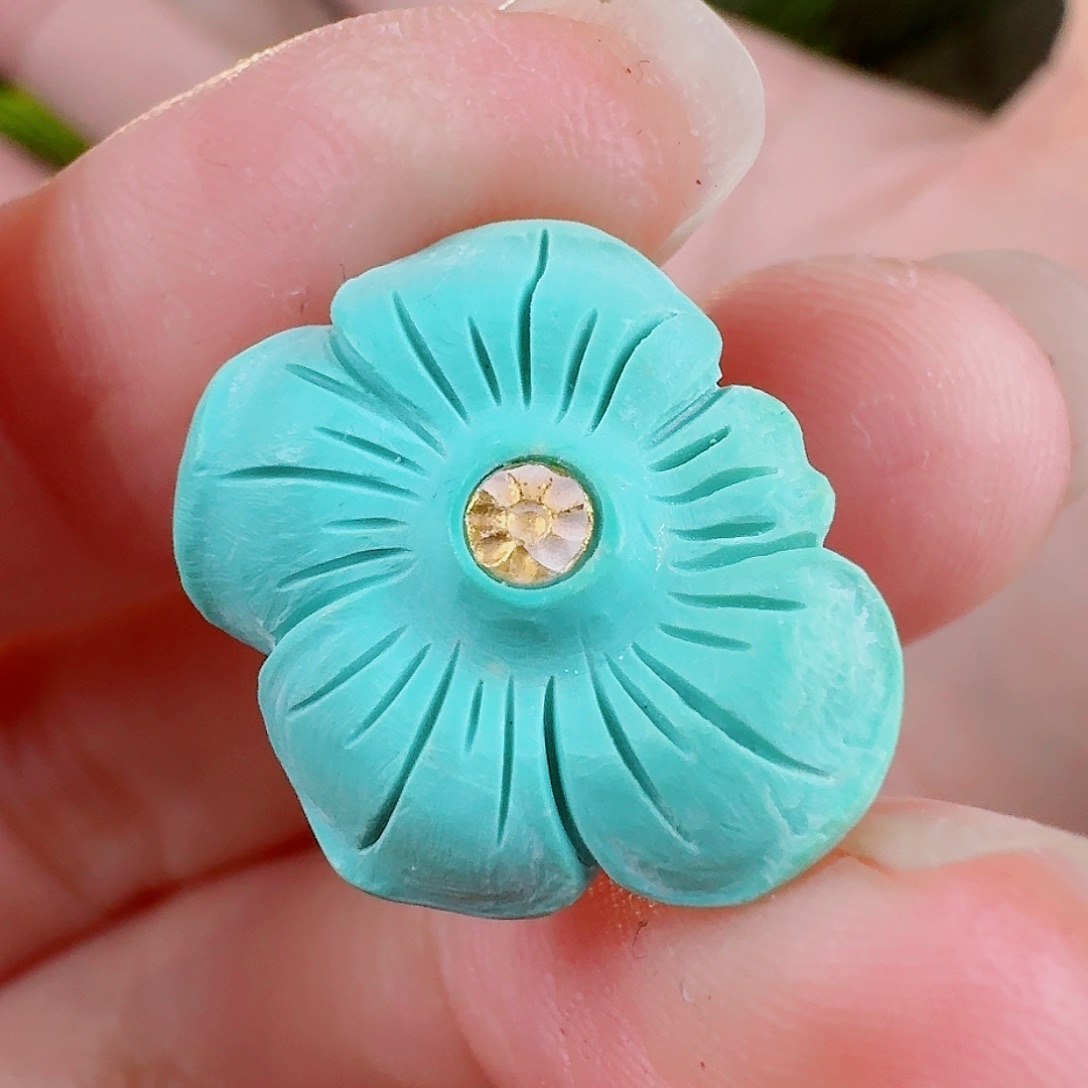 绿松石珠宝奇石未镶嵌