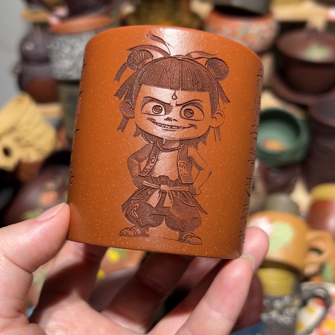 紫砂茶杯宜兴紫砂主人杯