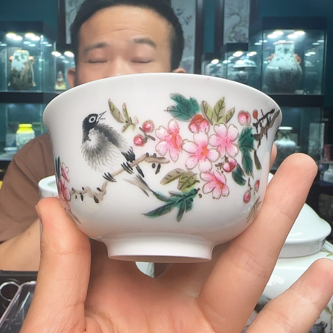 杯景德镇陶瓷手工制作