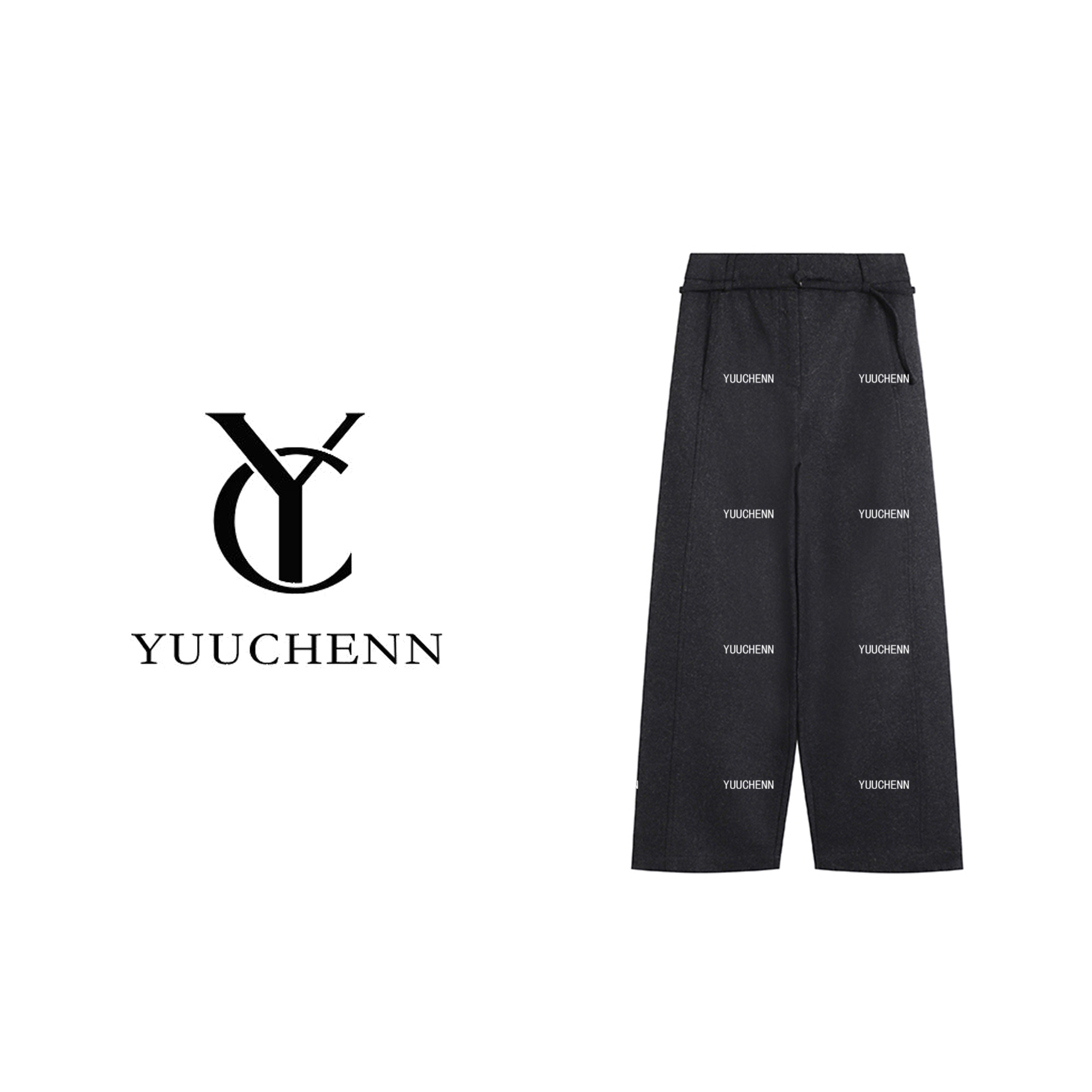 YUUCHENN羊毛休闲风秋冬休闲裤百搭长裤CC1C2331