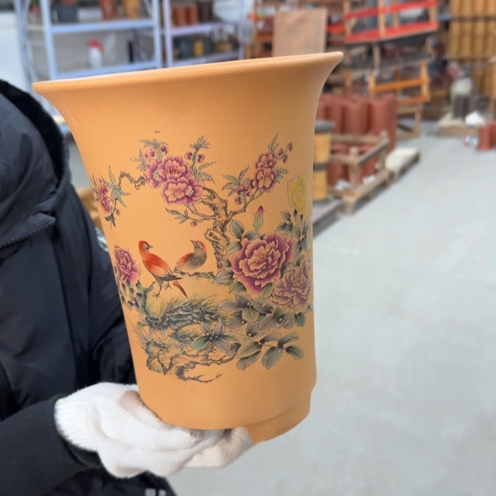 紫砂花盆 包邮包破损