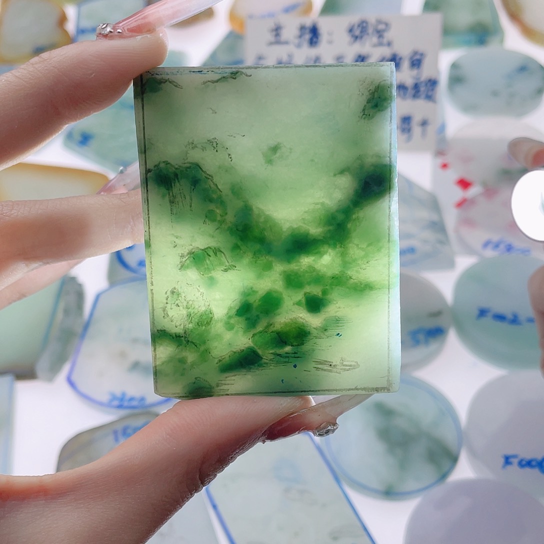 定制翡翠未镶嵌大*纯天然缅甸a货翡翠