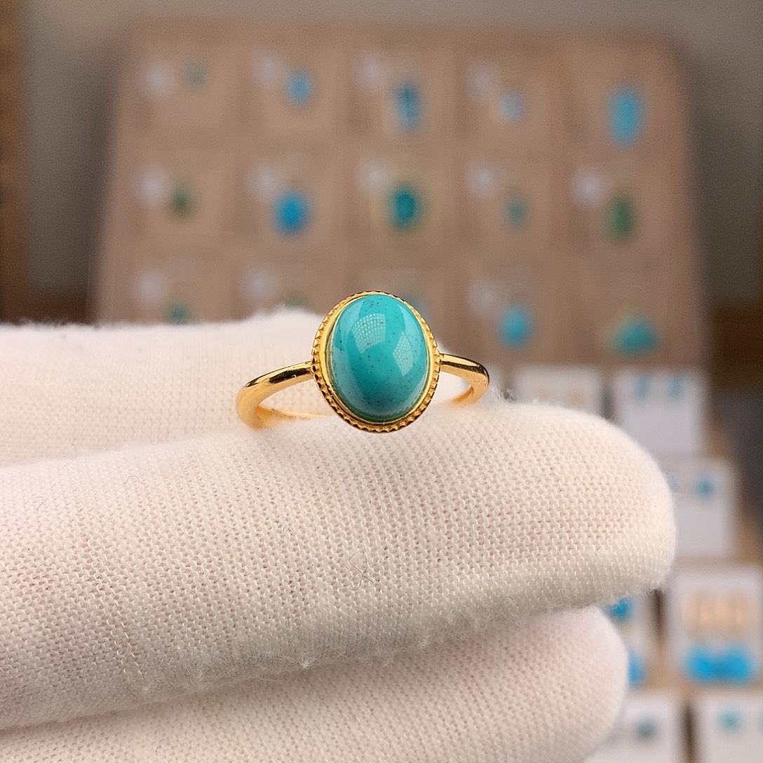 绿松石未镶嵌戒指