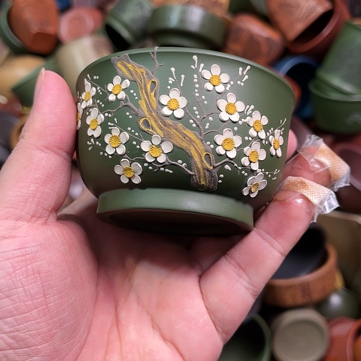 紫砂茶杯全手工紫砂主人杯