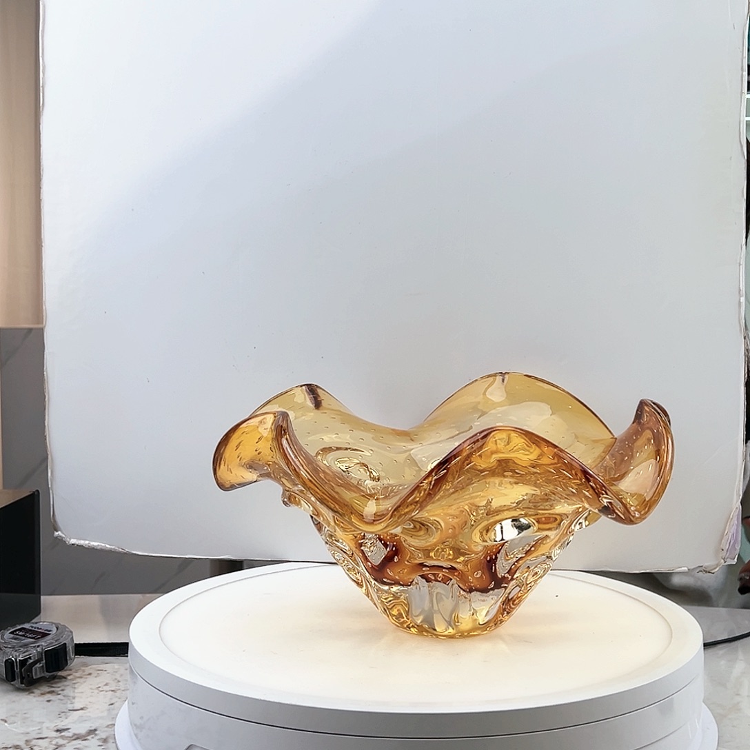 茶盏琉璃水晶果碗