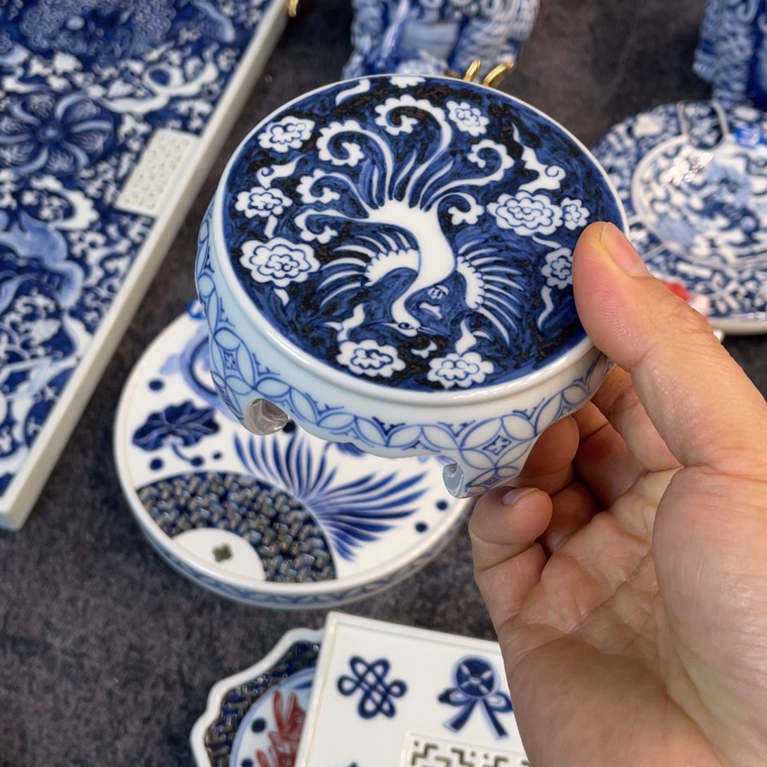 舟***客景德镇陶瓷手工手工手绘