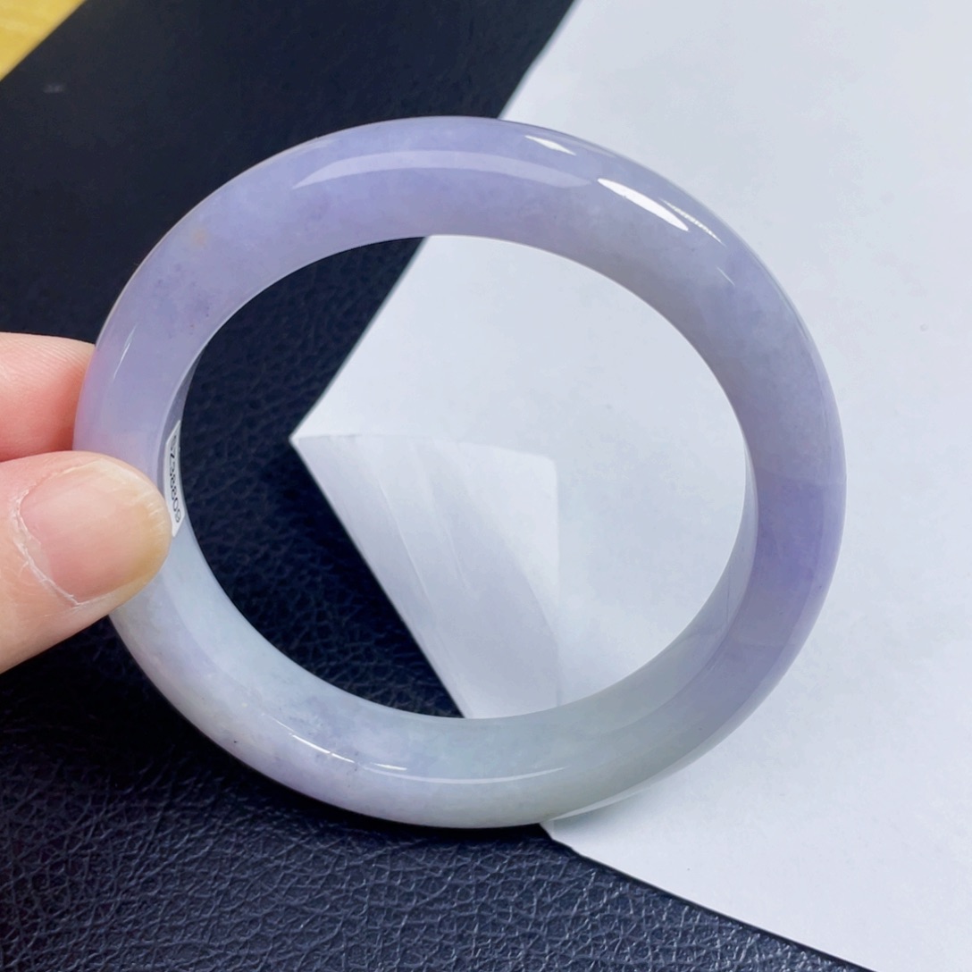 翡翠手镯未镶嵌57圈散纹多扣手沙眼买断不退换