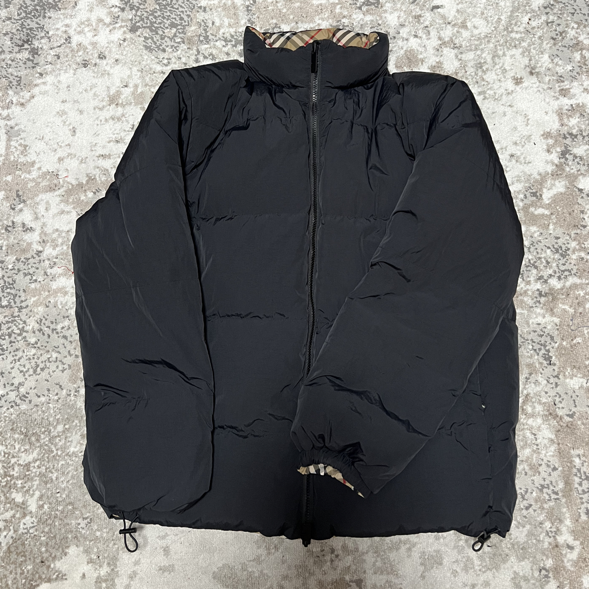 030冬季新款立领双面穿羽绒服男