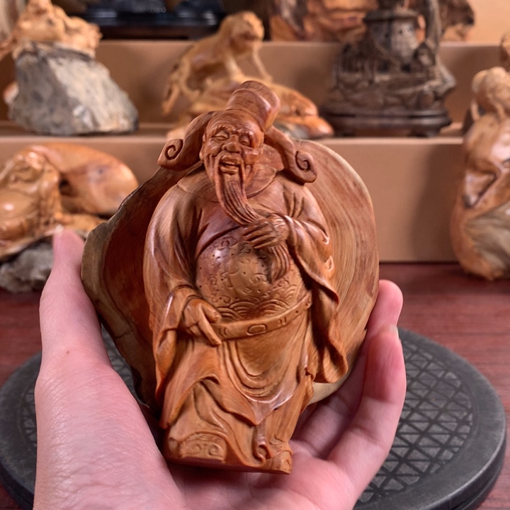 核***缘柏木（崖柏）根雕摆件