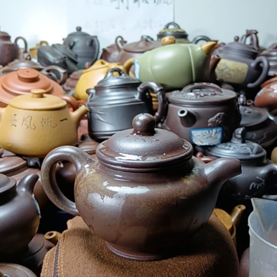 茶壶紫砂宜兴原矿沉香泥柴烧手工380cc紫砂壶