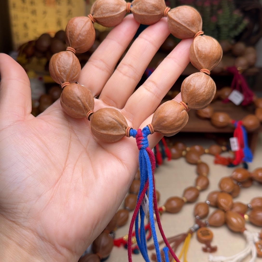 橄榄核手串山**磐21*26短圆 正宗梅林铁核