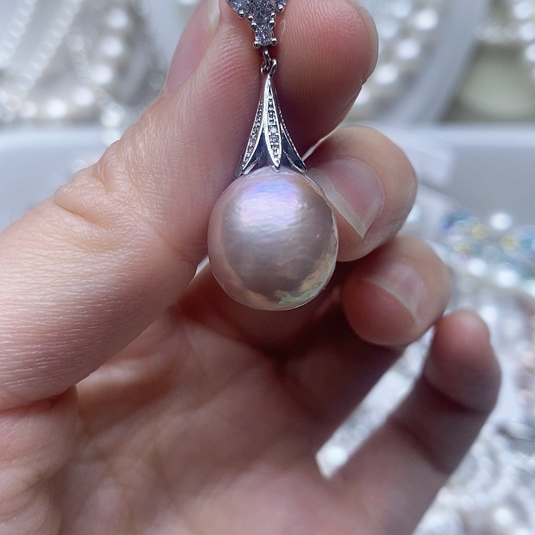 未镶嵌吊坠淡水珍珠