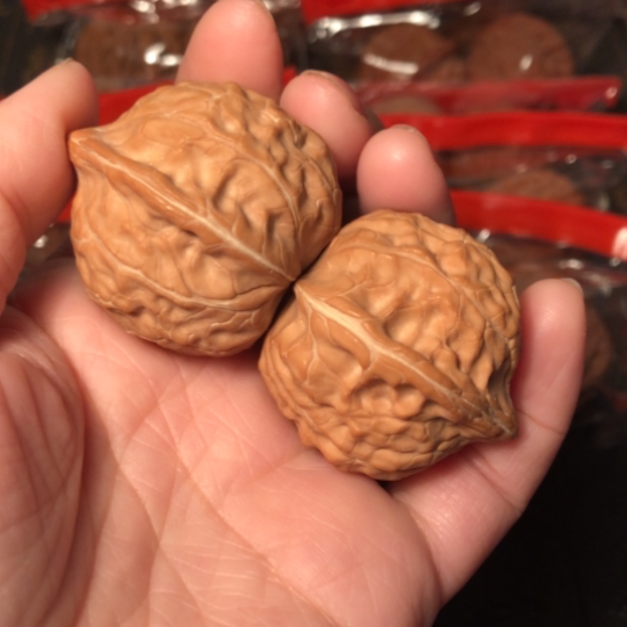 【闪购商品】文玩核桃把件龟甲纹34