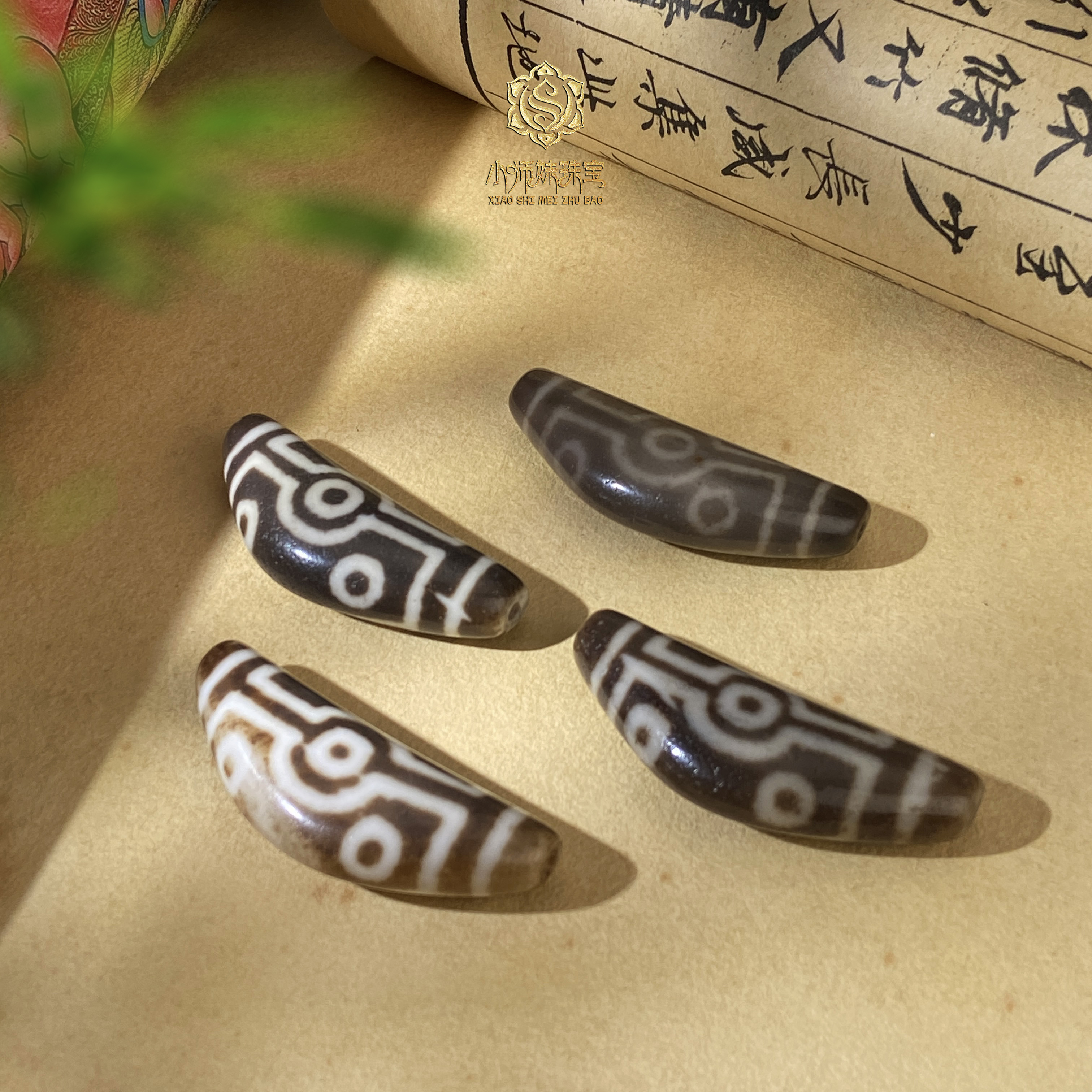 扶摇臻选|吴振田七Y角角玛瑙吊坠多样性发一个