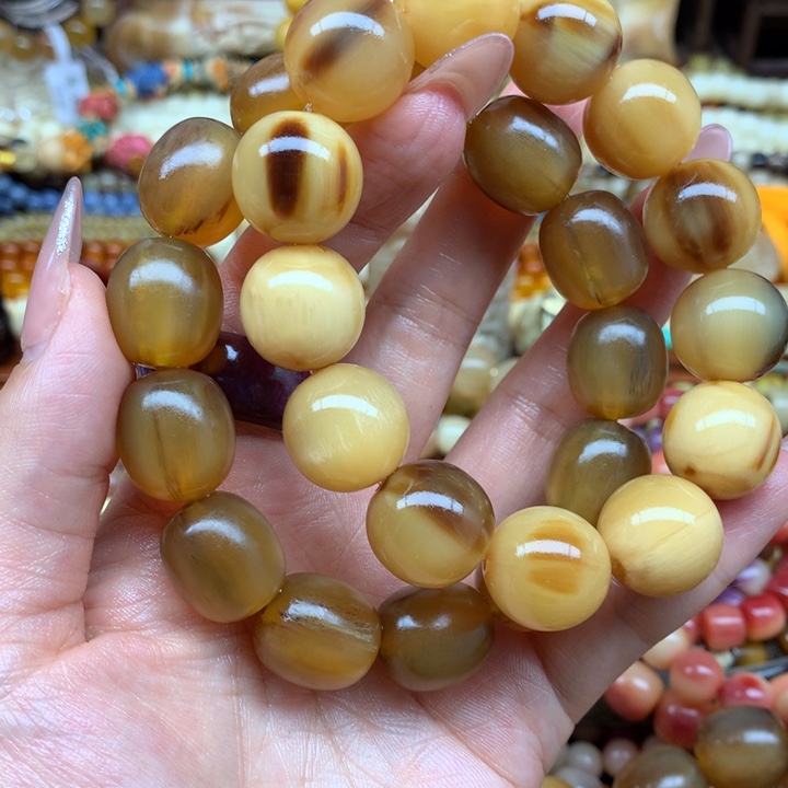 橄榄核手串/手链三****}手工制作工艺品