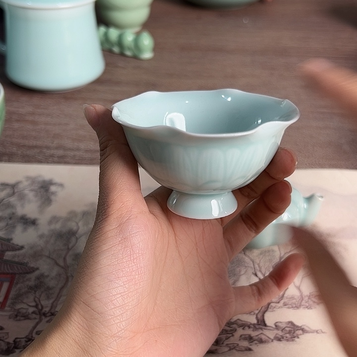 小米茶器龙泉青瓷