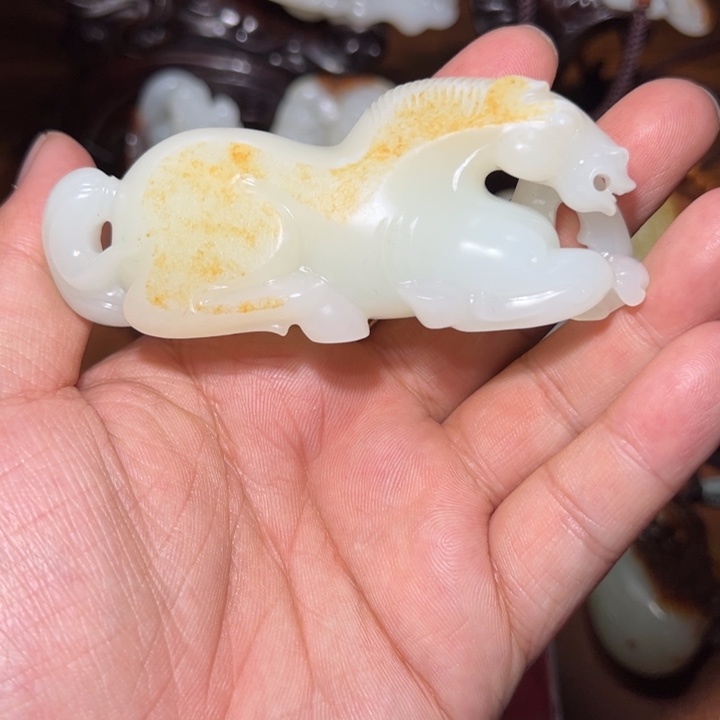 和田玉颈饰未镶嵌小*