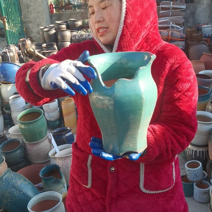 红陶口19高27瑕疵