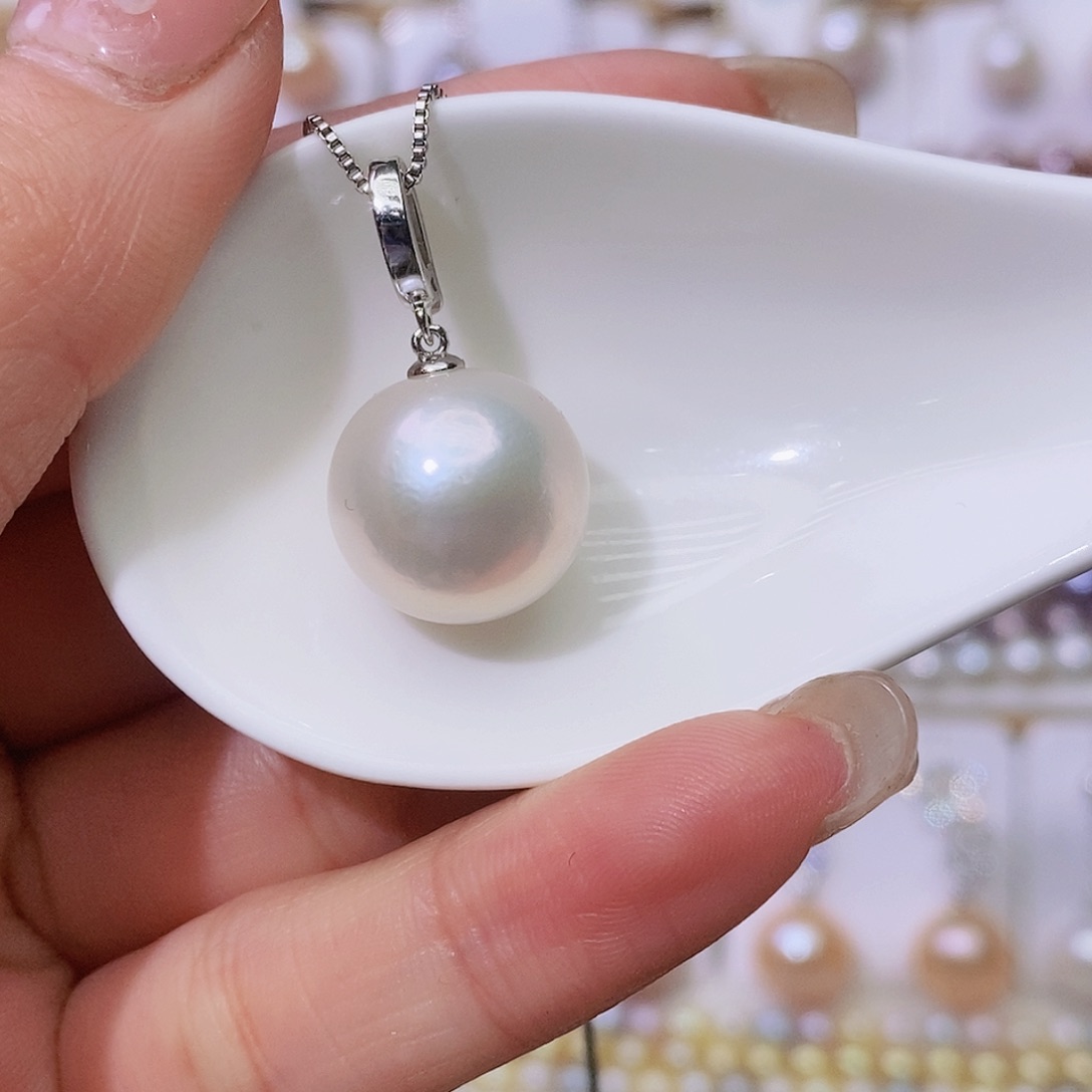 淡水珍珠颈饰银S925镶嵌