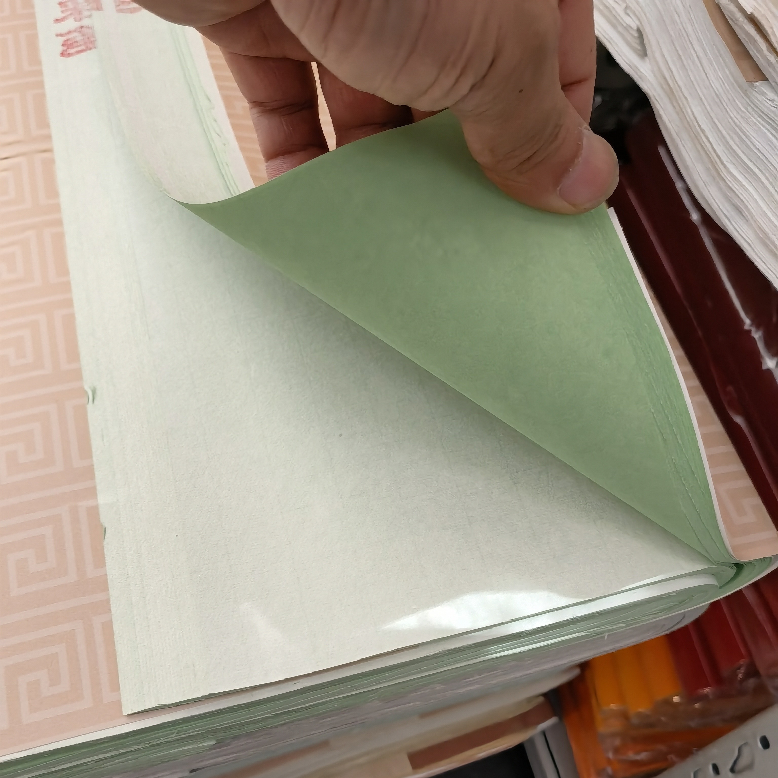 六尺整纸各色粉彩