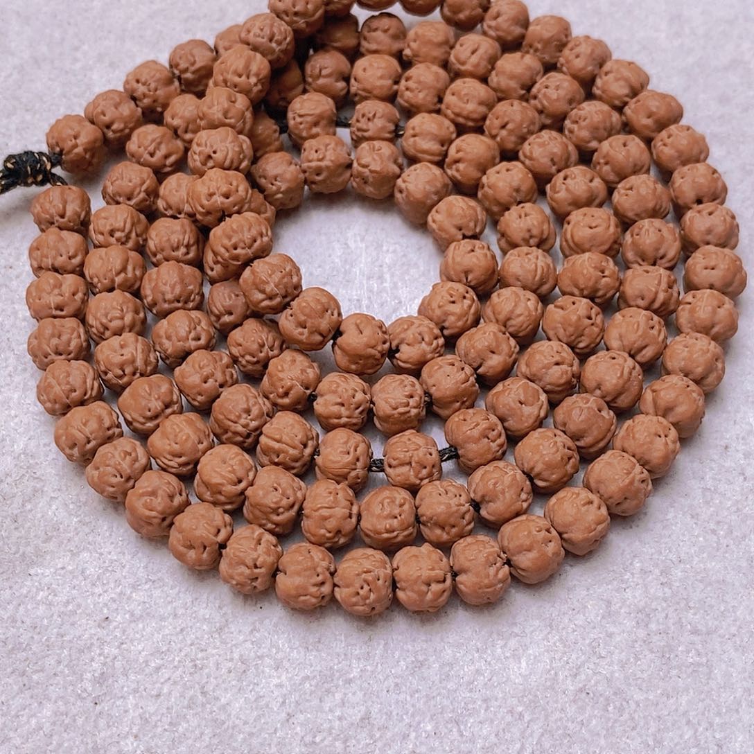 黄***昏手串金刚菩提收藏级小佛手108颗