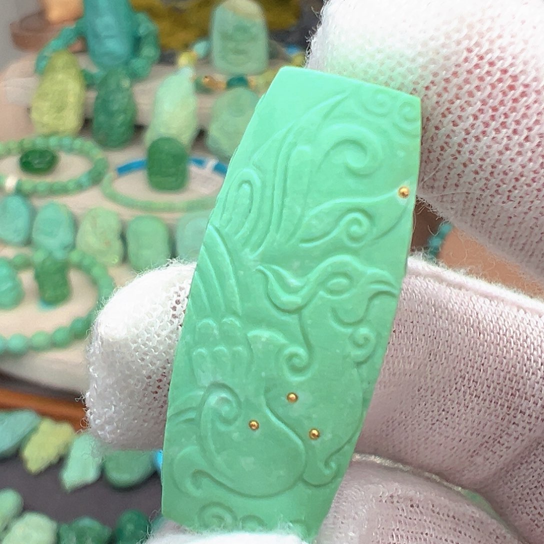 绿松石未镶嵌主播万珍