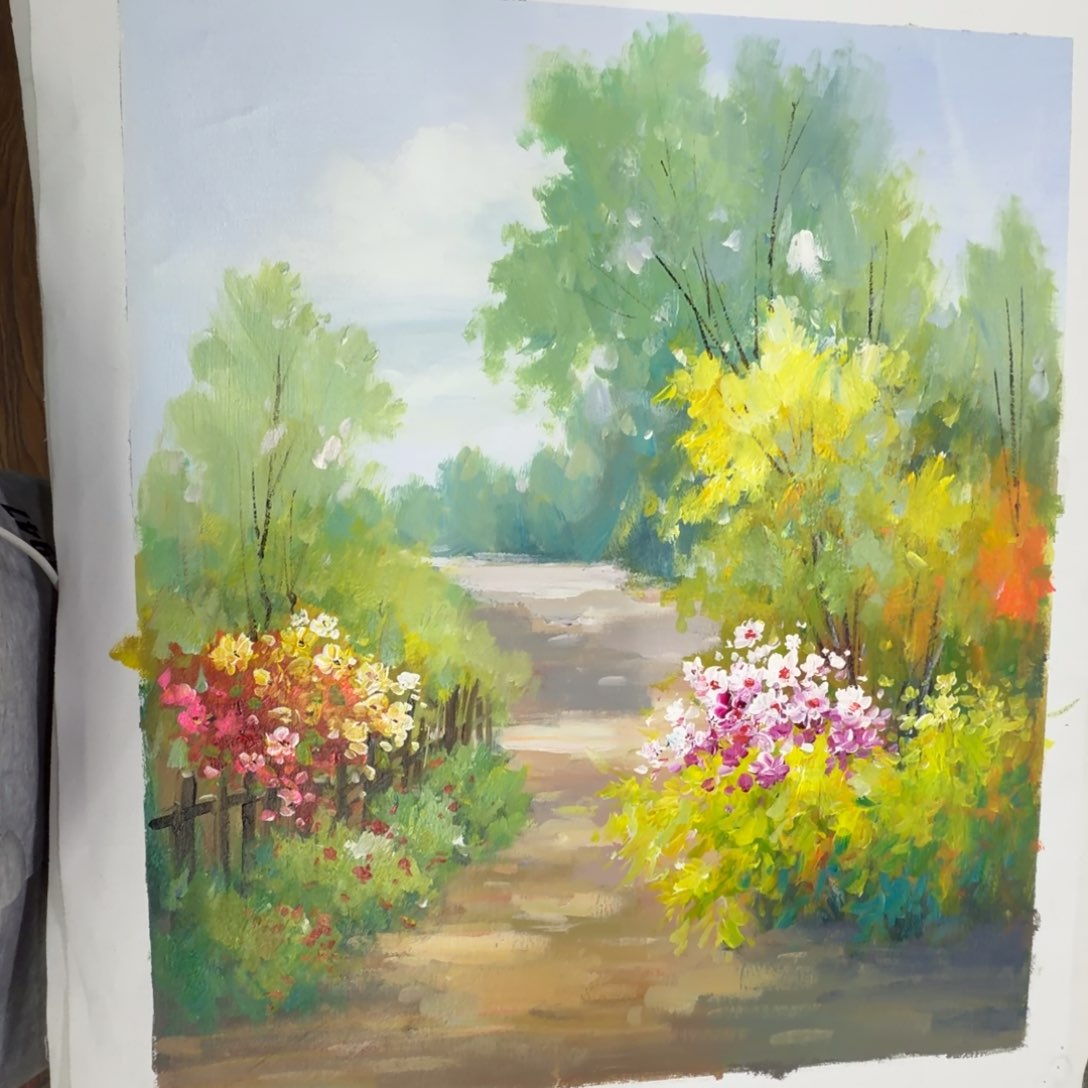 油画加油加油努力加油努力加油