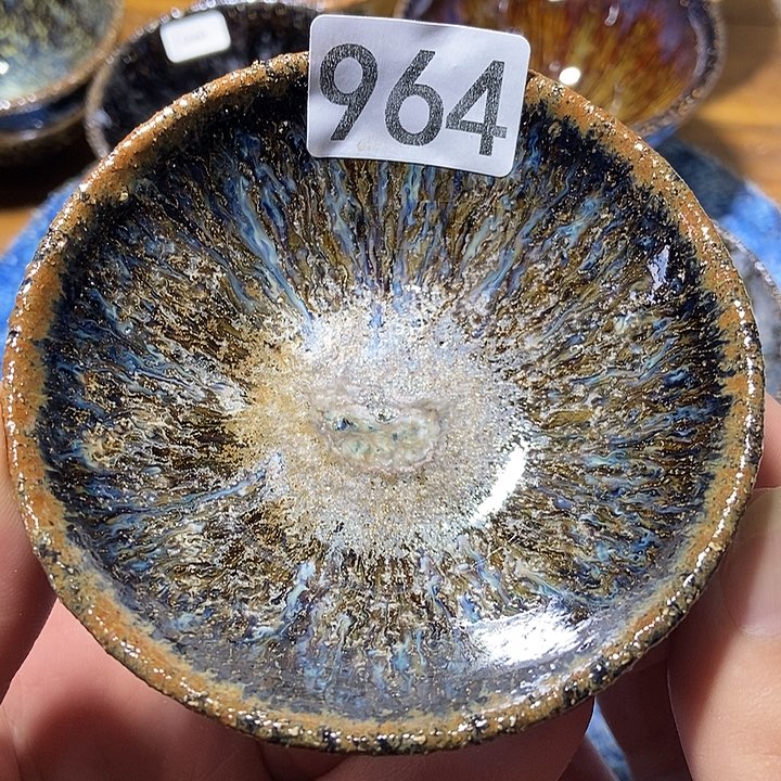 茶盏龙窑柴烧柴烧落灰