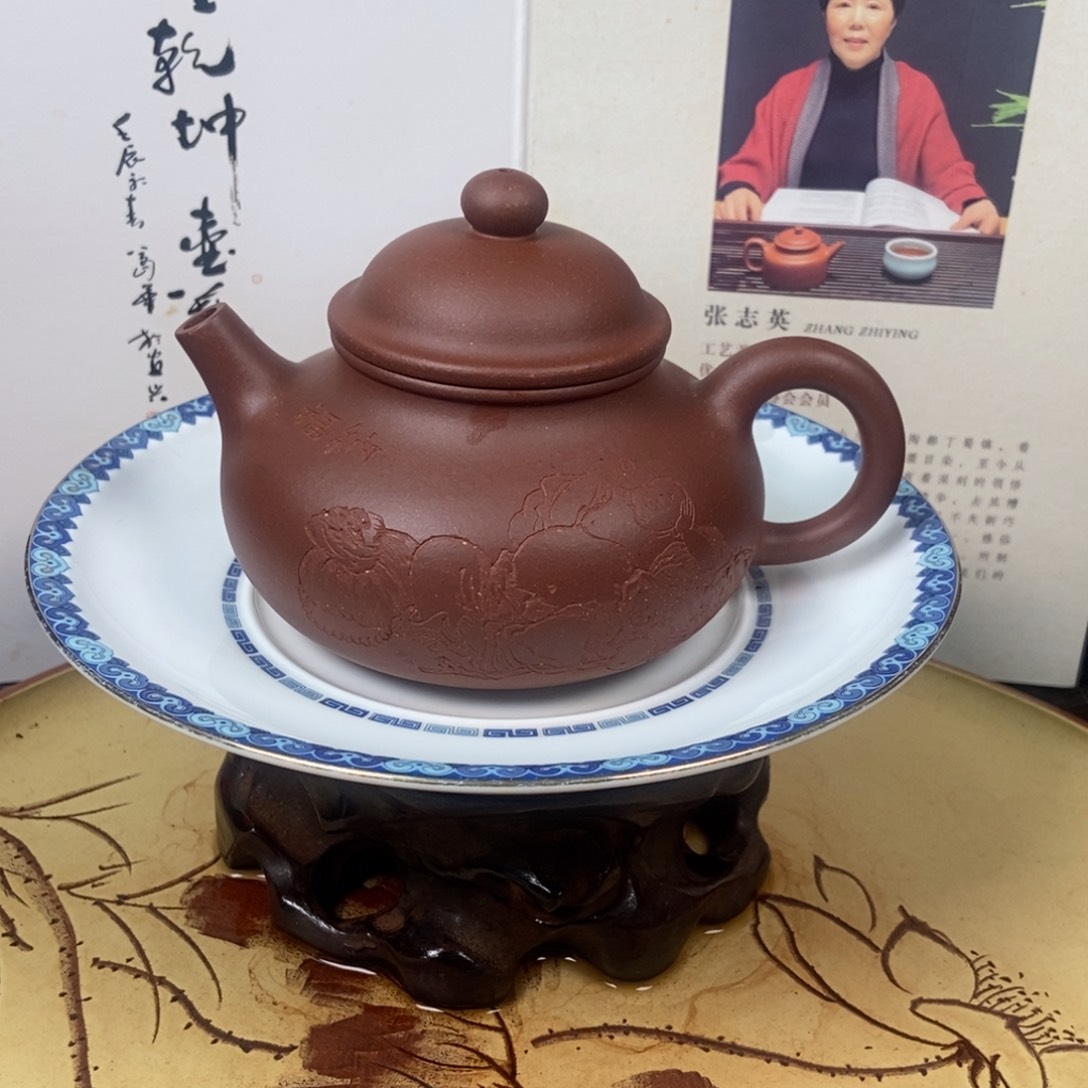紫砂茶壶全手200容量宜兴紫砂壶