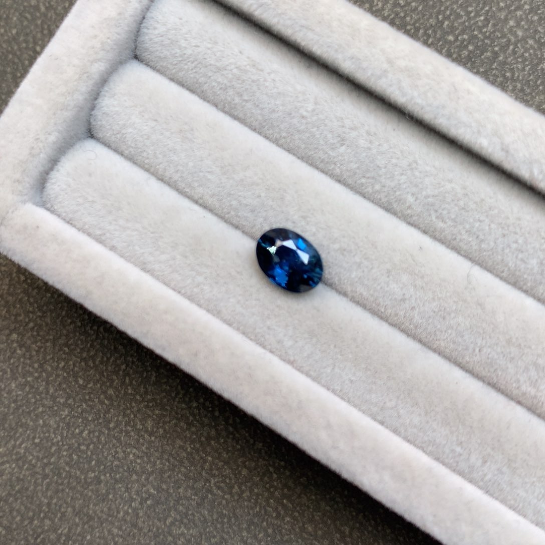 蓝宝石裸石未镶嵌天然蓝宝石裸石1.16ct