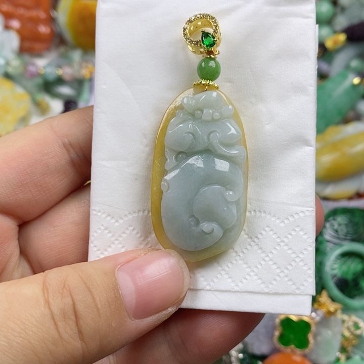 翡翠吊坠(不含链)未镶嵌